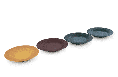 LE CREUSET - Botanique - Gebaksbord 17cm set/4 LE CREUSET - Botanique - Gebaksbord 17cm set/4