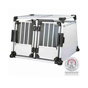 TRIXIE TRANSPORTBOX DUBBEL ALUMINIUM 93X64X88 CM