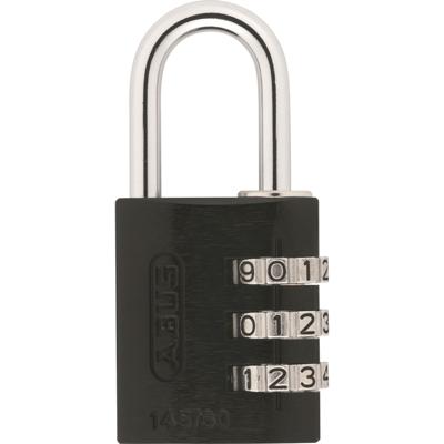 Abus cijfer hangslot 145/30 zwart (6cm)