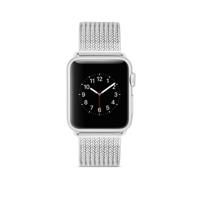 Horlogeband van edelstaal voor Apple Watch Series 3 & 2 & 1 42mm (zilver) - thumbnail