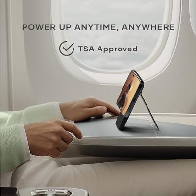 Satechi OntheGo magnetische Qi2 Powerbank met Stand (5.000mAh/20W) - Black - thumbnail