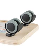 dörner + helmer 2906812 Quattro Soft Transportroller Laadvermogen (max.): 80 kg 290 mm x 190 mm - thumbnail