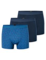 Schiesser 95/5 boxershorts blauw - thumbnail