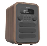 Denver DAB-48GREY radio Persoonlijk Digitaal Grijs, Hout - thumbnail