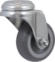 Zwenkwiel grijs 50kg boutg.75mm - thumbnail