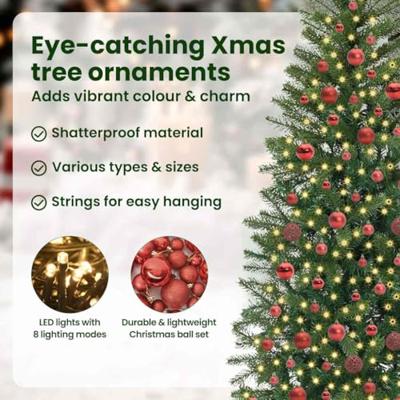 Kunstkerstboom met 300 LED met standaard Groen 180 cm PE en PVC