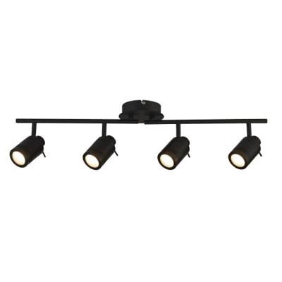 Searchlight Badkamer plafondspotSamson 3-lichts zwart - 6603BK