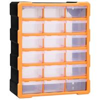 VidaXL Organiser met 18 medium lades 38x16x47 cm - thumbnail