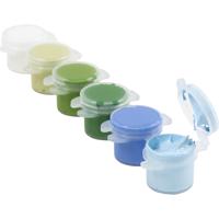 Creativ Company Plus color acrylverf blauw en groen harmonie - 6x5ml. - thumbnail
