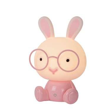 Lucide DODO RABBIT - Nachtlamp Kinderkamer - LED 3 StepDim - 1x3W 4000K - Roze