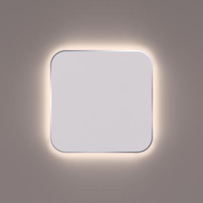 Toiletspiegel Hipp Design SPM T06 Rechthoek 35x35 cm Met Afgeronde Hoeken En Verlichting Gepolijst RVS Toiletspiegel Hipp Design SPM T06 Rechthoek 35x35 cm Met Afgeronde Hoeken En Verlichting Gepolijst RVS