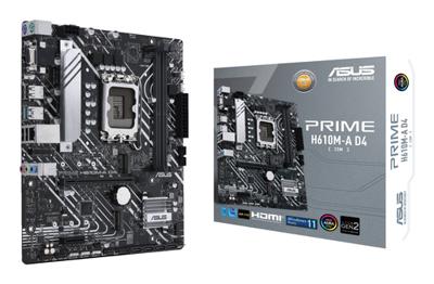 Moederbord - ASUS - PRIME H610M-A D4-CSM - LGA 1700 - DDR4 - micro ATX - thumbnail