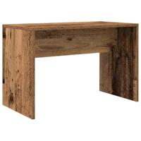 Kaptafelset met LED-verlichting bewerkt hout oud houtkleurig - thumbnail