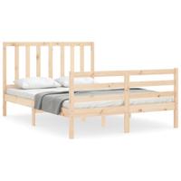 Bedframe zonder matras massief grenenhout 140x190 cm - thumbnail