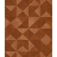 Noordwand behang topchic graphic shapes facet metallic oranje - thumbnail