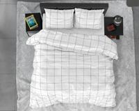 Dreamhouse Deep check White 140 x 220 cm - thumbnail