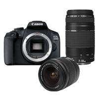Canon EOS 2000D + 18-55mm DC III + 75-300mm III - thumbnail