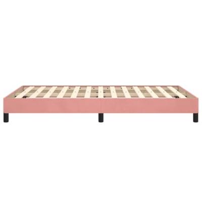 Bedframe fluweel roze 120x190 cm