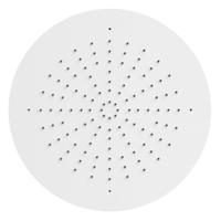 Hoofddouche Tres Plafond 50 cm Rond Mat Wit Tres - thumbnail