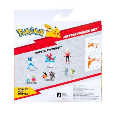 Jazwares Pokémon battle feature figuurset - glurak en pikachu - 2dlg.