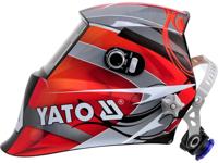 Yato YT-73921 lasmasker en -helm Welding helmet with auto-darkening filter Zwart, Rood, Zilver - thumbnail