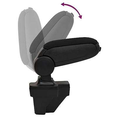 VidaXL Armsteun 15x35x(33-49,5) cm abs zwart