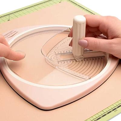 Vaessen Creative • cirkelsnijder ø15cm incl. 3 reservemesjes roze