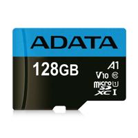 Micro SD geheugenkaart met adapter Adata AUSDX128GUICL10A1-RA1 128 GB - thumbnail