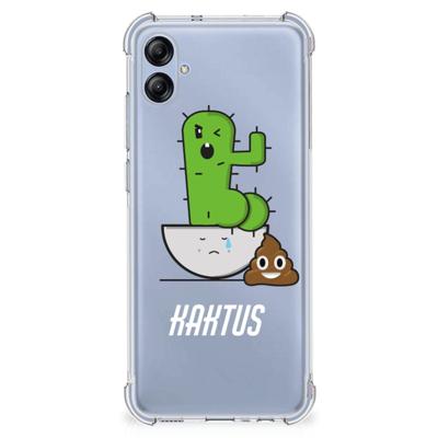 Samsung Galaxy A04e Stevig | Bumper Hoesje | Cactus Poo