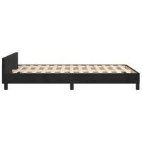 Bedframe zonder matras 120x200 cm fluweel zwart - thumbnail