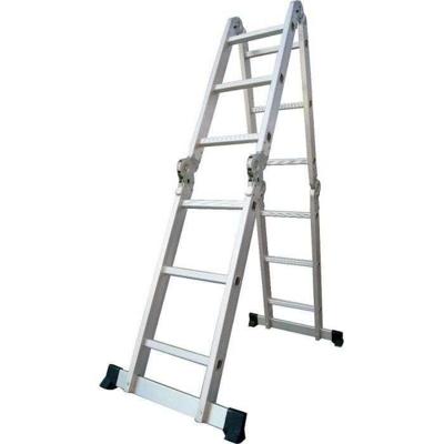 Telescopische ladder Fieldmann FZZ 4107 Grijs