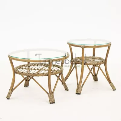 Set Bijzettafels Lester Nature Tafel Tuin Vita