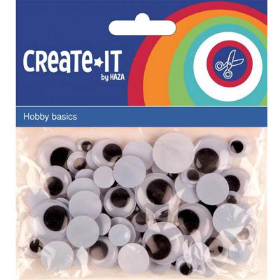 Create It Create-it knutselset bewegende ogen 75stuks