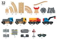 BRIO World - Spoor en Weg Transportset baan - thumbnail