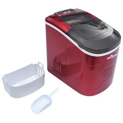 VidaXL Ijsblokjesmachine 2,4 l 15 kg/24 u rood