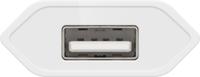 USB-A-adapter - USB-A-lader - 1 poorts - Slim - 1000mA - Wit - thumbnail