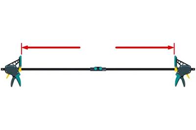 Wolfcraft Eénhandklemadapter | Connector PRO/Easy | 1 stuk - 3038000