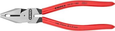 Knipex Kracht-Kombitang zwart geatramenteerd met kunststof bekleed 180 mm - 0201180 - thumbnail