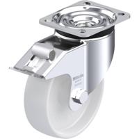 Blickle LK-PO 125G-1-FI Zwenkwiel met rem Wieldiameter: 125 mm Draagvermogen (max.): 300 kg 1 stuk(s) - thumbnail