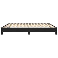 Bedframe kunstleer zwart 160x200 cm - thumbnail