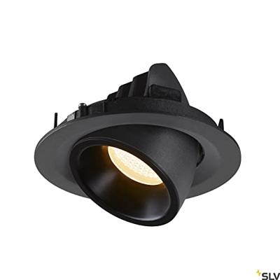 SLV 1005945 NUMINOS GIMBLE M LED-inbouwlamp LED vast ingebouwd Zwart - thumbnail