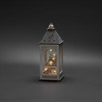 Konstsmide 3270-210 LED-decor Huis Warmwit LED Wit Timer - thumbnail