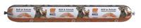 BF Petfood Vleesvoeding worst kip met zalm hondenvoer (800 g) 800 g - thumbnail