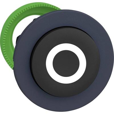 Schneider Electric ZB5FL232 ZB5FL232 Plat, Terugstelbaar (Ø) 30.5 mm O Donkergrijs, Zwart 1 stuk(s)