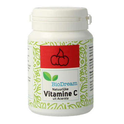 Biodream Vitamine C uit acerola 60 Capsules Biodream Vitamine C uit acerola 60 Capsules