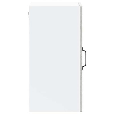 Keukenbovenkast met glazen deur Lucca grijs sonoma eikenkleur