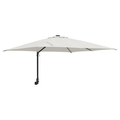 Tuinparasol Beige en zwart 248.5 x 247.5 x 160 cm