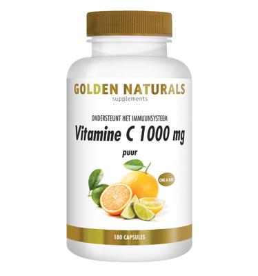 Golden Naturals Vitamine C 1000mg Puur Capsules