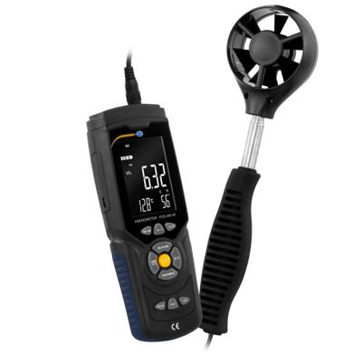 PCE Instruments Windmeter 0.3 tot 45 m/s Met temperatuurmeting PCE Instruments Windmeter 0.3 tot 45 m/s Met temperatuurmeting