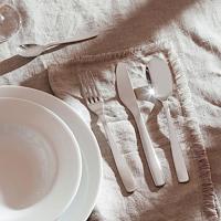 Alessi Bestekset Knifeforkspoon - AJM22S24M - Monoblock - 24-delig / 6 personen - door Jasper Morrison - thumbnail